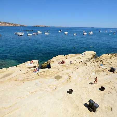 Blue Harbour 1 Seafront Holiday 2-bedroom With Terrace St Pauls Bay Appartement San Pawl il-Baħar