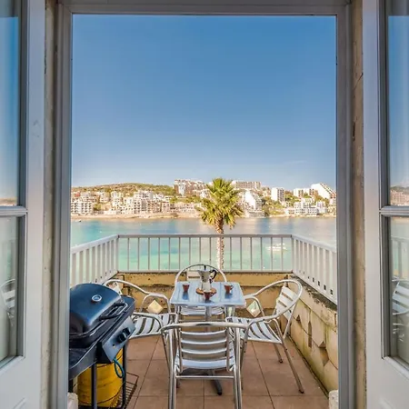 Blue Harbour 1 Seafront Holiday 2-bedroom With Terrace St Pauls Bay דירה *